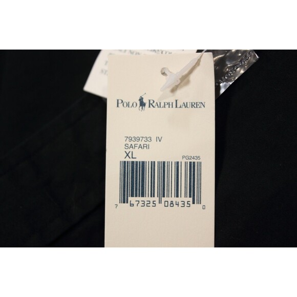 Vintage Polo Ralph Lauren G.I. Shirt Black Long Sleeve Beige Large Safari NWT XL - Picture 10 of 12